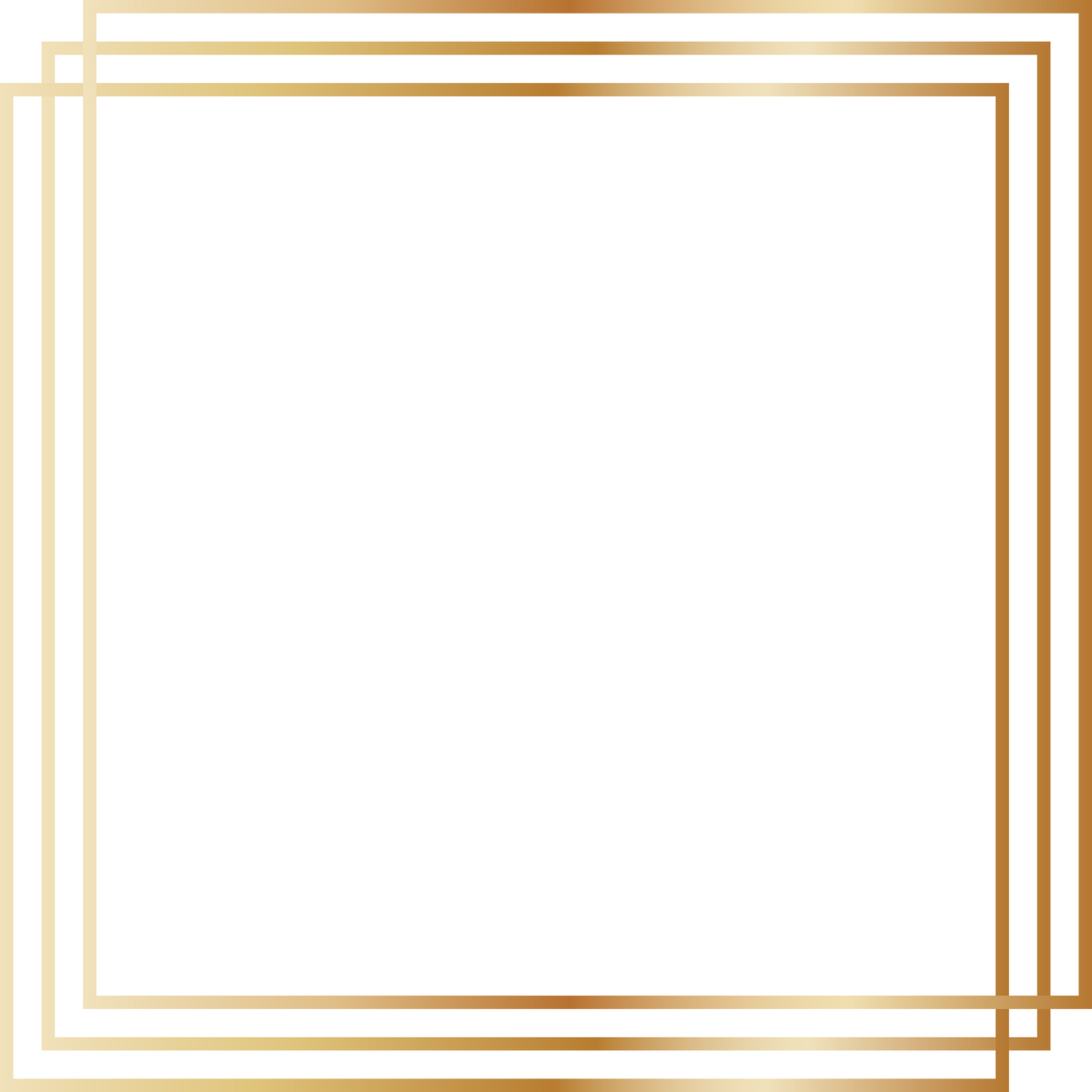 Gold Frame Square